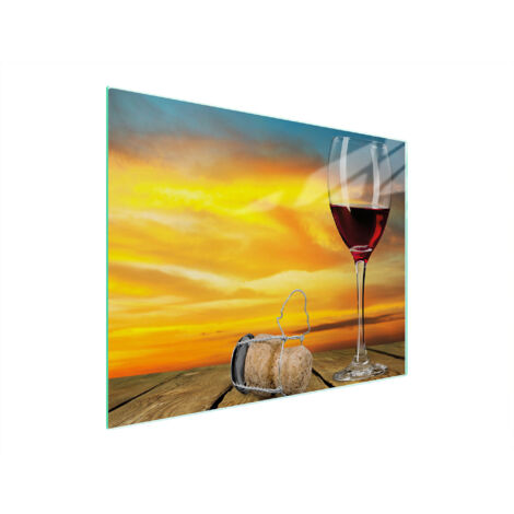 PLANCHE À DÉCOUPER EN VERRE 52x40 VIN