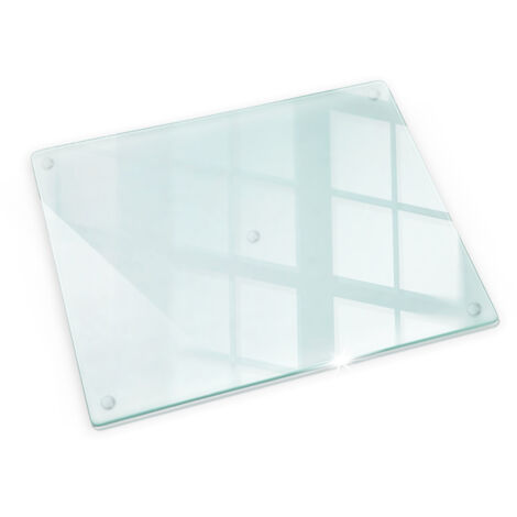 Planche à découper en verre trempé 52x40 cm – Résistante aux chocs et à la chaleur – Hygiénique et facile à nettoyer