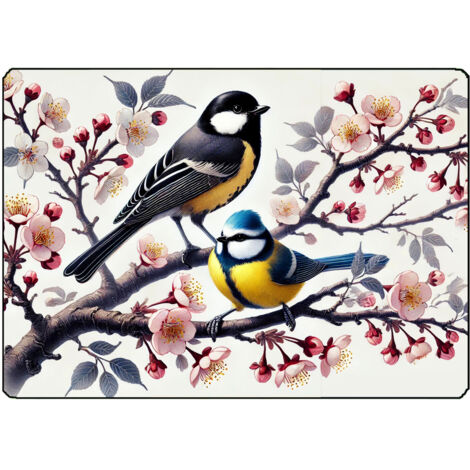 Planche à découper oiseaux 28.5 x 20 cm