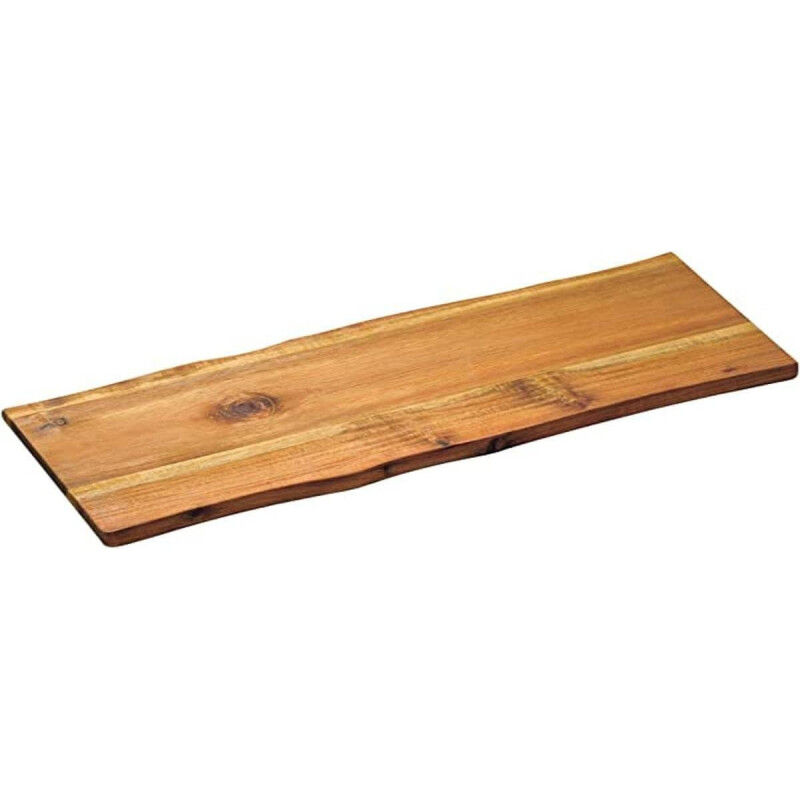 Planche à découper ou de présentation en bois d'acacia - Marron - l 53 x l 19 cm - Livraison gratuite