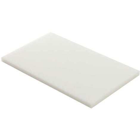 Planche à découper PEHD 500 Blanc 60x40x2 cm - Matériel CHR Pro