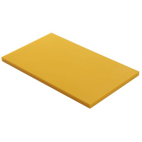 Planche à découper PEHD 500 Jaune 60x40x2 cm - Matériel CHR Pro