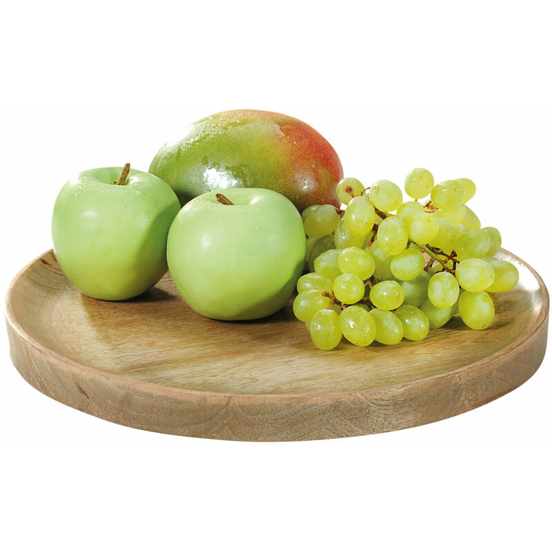 Kesper - Planche à découper, service, bois de manguier, ø 30 cm