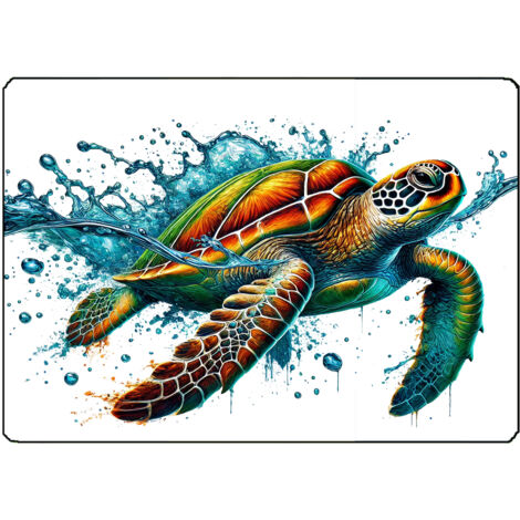 Planche à découper tortue 28.5 x 20 cm
