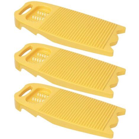 Planche à laver domestique, antidérapante, jaune pour le lavage du linge à la main.