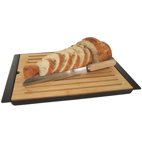 Planche à Découper à Pain 34x26 Cm En Bambou 5five - Robuste Et Naturelle