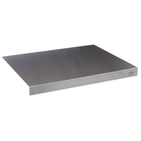 MATERIAUXBRICO.COM Planche à Pétrir Multi-usages inox 50cm Gris