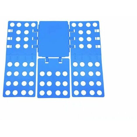 Planche à Plier Le Linge - plieur de Linge Enfant Adulte Vetement Chemise t-Shirt Tee Shirts（1 pièce, bleu）,HANBING