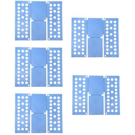 Planche à plier les chemises, plieuse de vêtements gain de place, lot de 5
