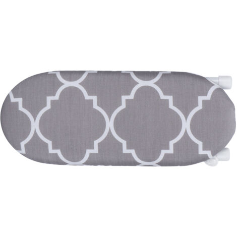 Planche à repasser pliable pour manchettes et cols, idéale pour la maison et les voyages - Modèle à grille classique