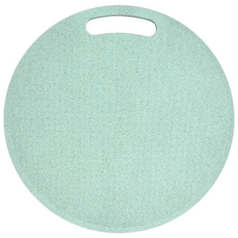 Planche à découper ronde pour légumes, fruits, blé, paille, nourriture, tapis de découpe réutilisable pour la maison, hôtel, restaurant (vert)