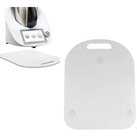 FLITI Planche Coulissante pour Thermomix TM6 TM5, Planche à Glisser pour Thermomix en Acrylique, Stable et Facile à Déplacer, Accessoire pour Thermomix, noir