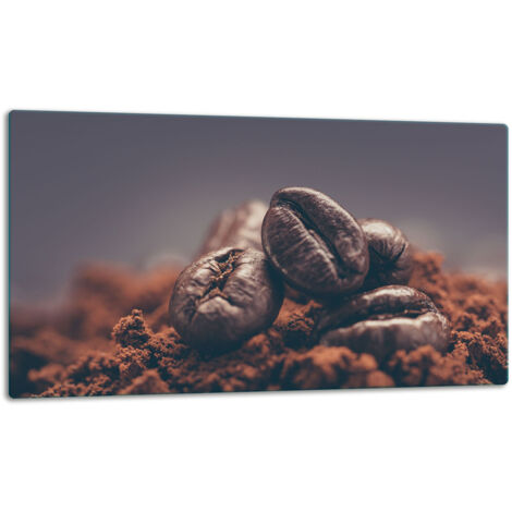 Planche  dcouper  assiette de verre 52x30 caf