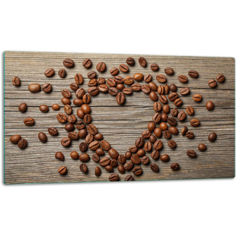 Planche  dcouper  assiette de verre 52x30 caf