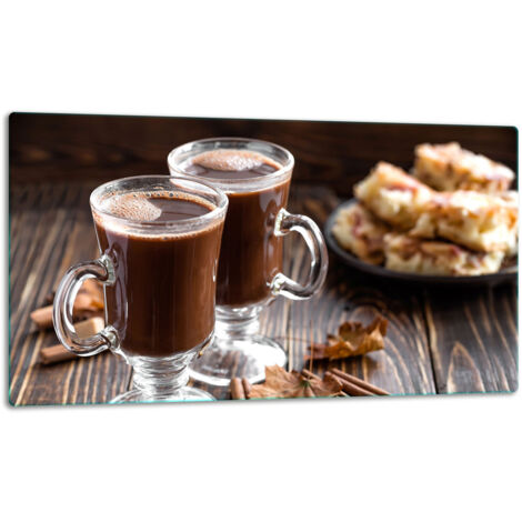 Planche  dcouper  assiette de verre 52x30 caf