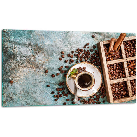 Planche  dcouper  assiette de verre 52x30 caf
