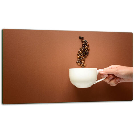 Planche  dcouper  assiette de verre 52x30 caf