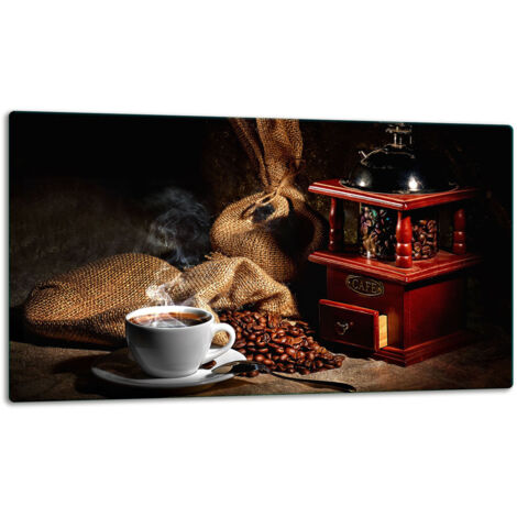 Planche  dcouper  assiette de verre 52x30 caf