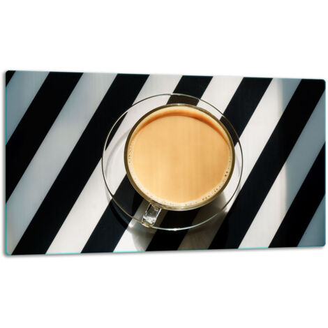 Planche  dcouper  assiette de verre 52x30 caf