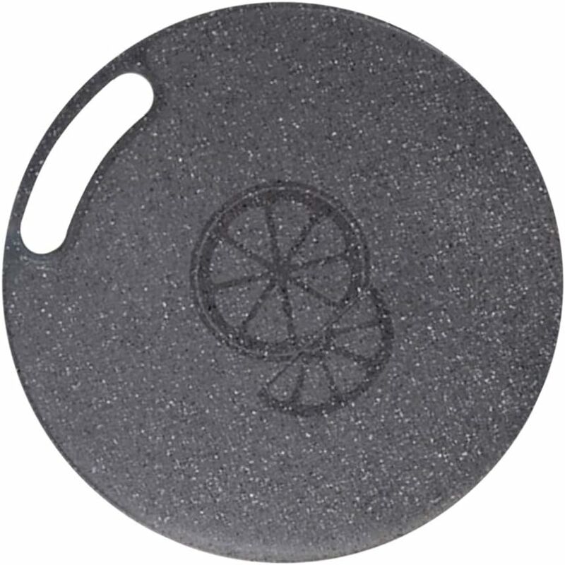 Osqi - Planche à découper de cuisine ronde en plastique bloc à découper suspendu fruits légumes planche à découper avec poignées pour maison