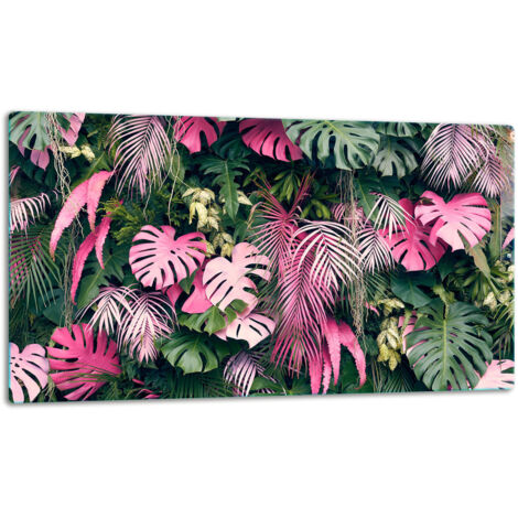 Planche dcouper de plaque de verre 52x30 fleurs
