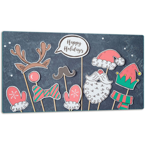 Planche dcouper plaque de verre 52x30 pierres