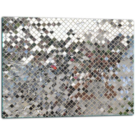 Planche  dcouper  plaque de verre 52x40 argent