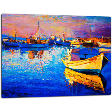 Planche  dcouper  plaque de verre 52x40 bateau