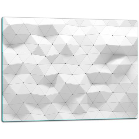 Planche  dcouper  plaque de verre 52x40 blanc