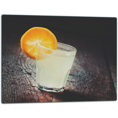 Planche  dcouper  plaque de verre 52x40 boisson