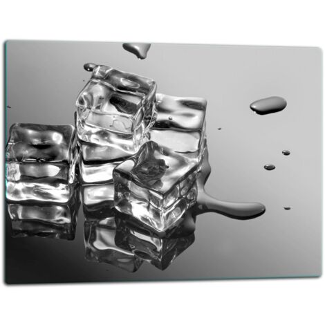 Planche  dcouper  plaque de verre 52x40 glace noire