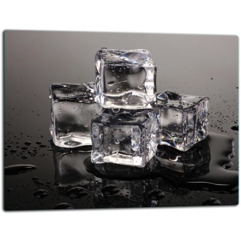Planche  dcouper  plaque de verre 52x40 glace noire