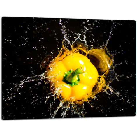 Planche  dcouper  plaque de verre 52x40 poivre noir