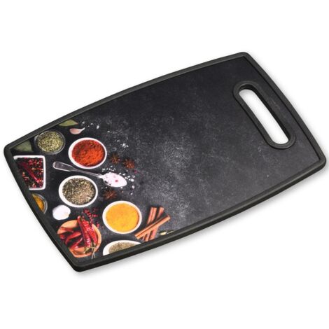 Planche de cuisine antibactérienne à épices