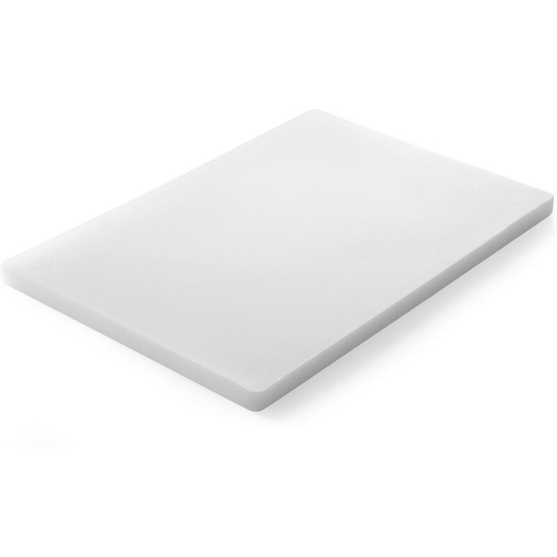 Planche de cuisine antidérapante en PEHD pour couper et hacher 45x30cm - Hendi 826379
