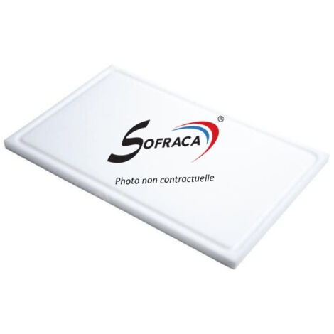 Planche de découpe en polyéthylène - 530 x 325 mm - Sofraca