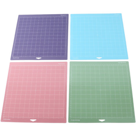 Planche de découpe PVC 4 pièces 30x30 cm multicolore résistante pour scrapbooking et patchwork