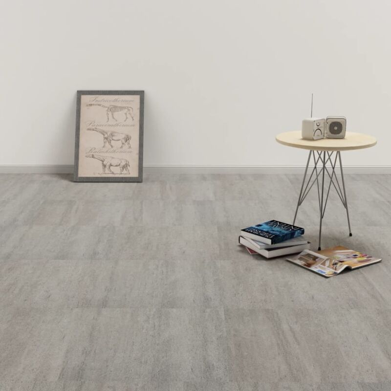 Dalles de plancher pvc autoadhésif 5,11 m² gris pointillé Vidaxl
