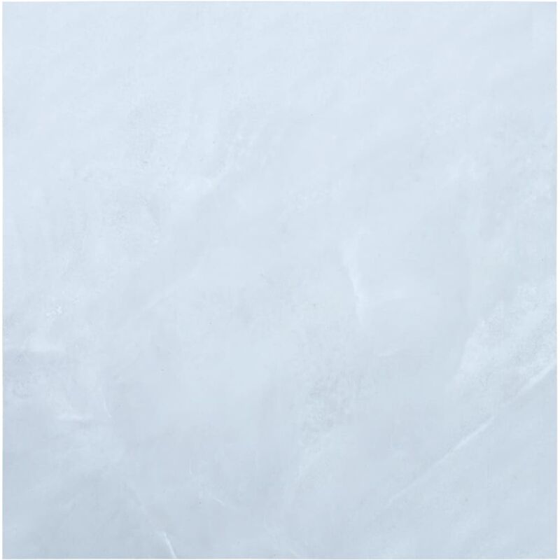 Planches de plancher autoadhésives 5,11 m² pvc Blanc Marbre