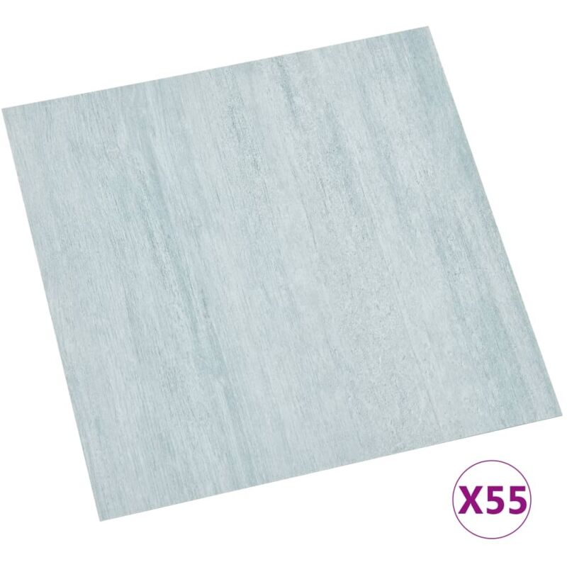 Vidaxl - Dalles de plancher autoadhésives 55 pcs pvc 5,11 m² vert