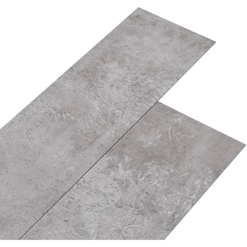 Vidaxl - Dalles de plancher pvc autoadhésif 5,21 m² 2 mm gris terre