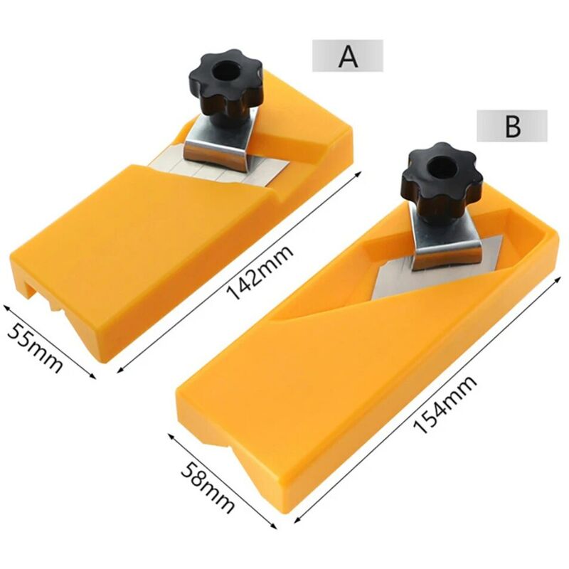 Qersta - Planche de plâtre pour le travail du bois, raboteuse, plat, carré, bord de cloison sèche, chanfrein, outil de charpentier