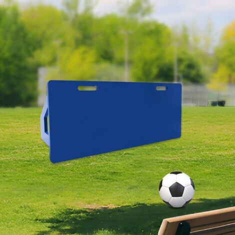 Planche De Rebond Football Pliable – Angle Réglable, 100x40x40 Cm, Bleu