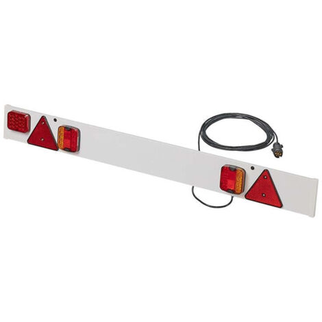 Planche de remorque 2x 20 led avec feu antibrouillard led cable 6m