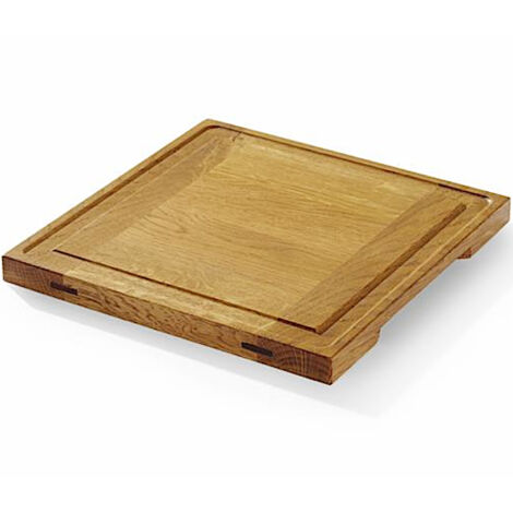Planche de service en chêne 27x27cm, épaisseur 2cm