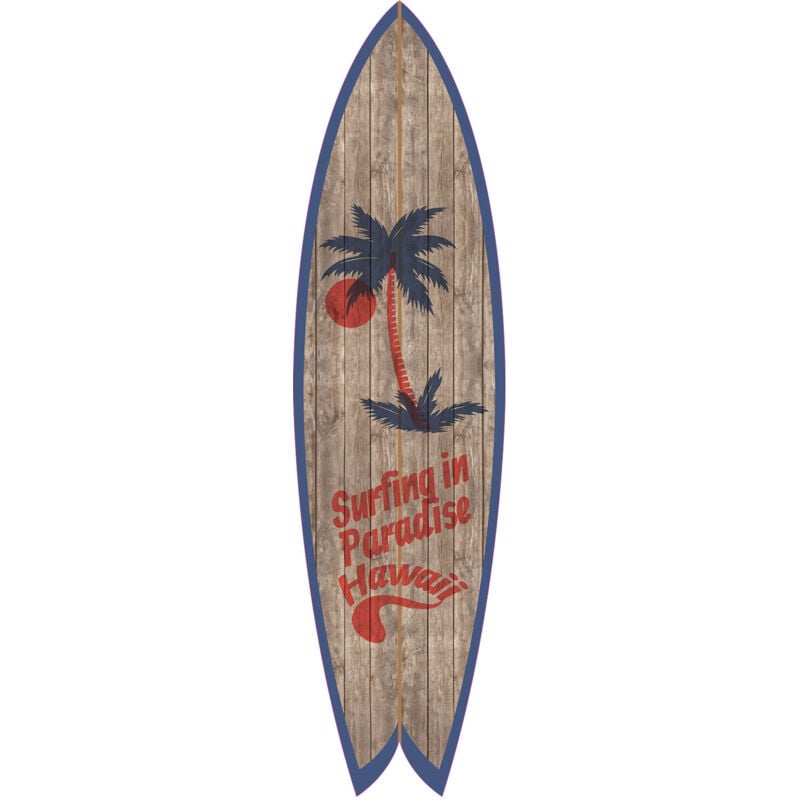 Hxadeco - Planche de surf décorative paradise