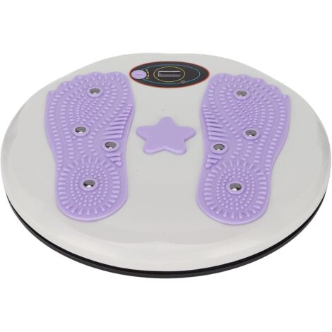 Planche de torsion pour la taille - 1 pièce - Plastique ABS - Compteur intégré - Fitness et perte de poids - Violet (Grand disque de torsion pour la taille violet)