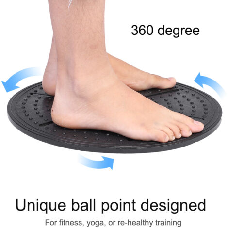 Planche d'équilibre oscillante - Disque de stabilité pour yoga, fitness et exercice (Orange)