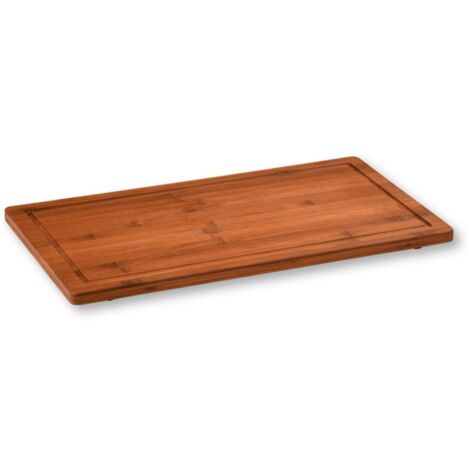 Planche en bambou foncé avec pieds