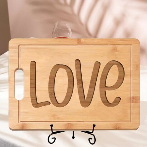 Planche en bambou "LOVE" – Idée cadeau originale pour amoureux